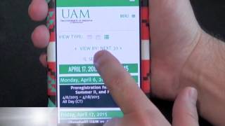 UAM Campus Calendar