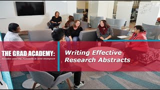 TGA: Writing Effective Research Abstracts (Spring '23)