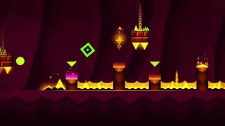 Прошол второй уровень в игре Geometry Dash