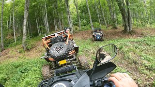 Can-Am Outlander 800R LTD ❌ Polaris RZR 900 ❌ CF Moto ZFORCE 1000 RALLY | Lost in the forest 🧭