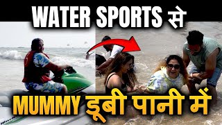 Water sports se mummy doobi I Goa Vlogs I Baga Beach I Vlog - 92