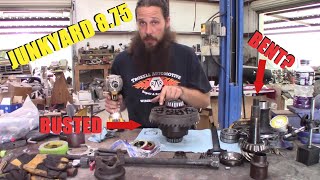 Junkyard 8.75 Differential Upgrade - Duddie Bought Used Race Car Parts - 489 Case Spool Upgrade Fail