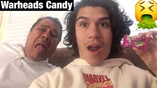 Warhead Candy Prank on My Dad (SUPER SOUR)