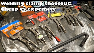 Welding clamp shootout: Milwaukee, Breman, Vise grip, and Pittsburgh