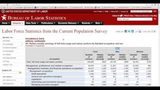 Collecting Gender Pay Gap and Segregation Data from the Bureau of Labor Statistics