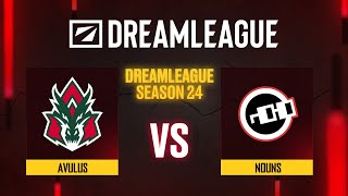 AVULUS проти nouns | DreamLeague Season 24 - Group A