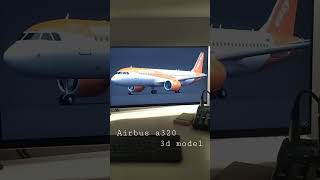 Airbus a320 3d model - easyJet