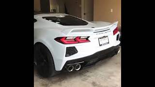 Corvette C8 Custom Exhaust!👍Or👎? #supercars #chevrolet #corvette #c8 #exhaust #trending #shorts