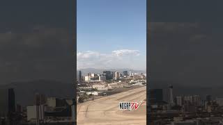 Landing in Vegas #landingstrip #vegas #airplanes #aerialfootage