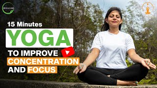 Boost Your Focus: 15-Minute Yoga Routine for Concentration Enhancement | For Every Age