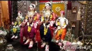 महालक्ष्मी डेकोरेशन || गौरी गणपती डेकोरेशन|| Varmahalakshmi decoration at home