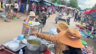 A normal market, but unusual sales, it is a market in Banteay Meanchey, Cambodia #markets