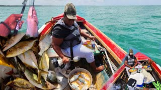 Spearfishing And Netting Adventure: Watch As The First Female Cooks On A Boat Over An Open Fire!