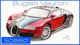 Desenhando Bugatti Veyron (Desenho ultra-realista)