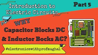 #5 Why Capacitor blocks DC Signal and Inductor blocks AC Signal?