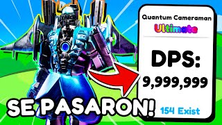 ¡Solo Puedo Usar QUANTUM CAMERAMAN en Toilet Tower Defense! (Roblox)