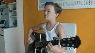 i bambini fanno oh cover con voce e  chitarra