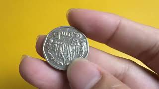 Thai baht close up macro video