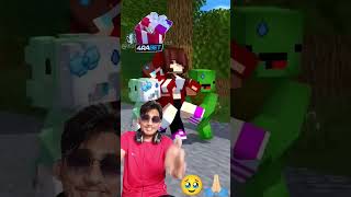 Running With Bigger And Bigger JJ's Sister – MAIZEN #shorts #minecraft #livebigagency #4rabetind