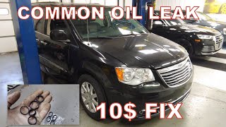 Chrysler Town Country oil leak fix