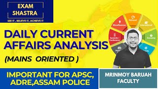 Daily Current Affairs I 23 & 24 March I Target Apsc 2025 I APSC I EXAM SHASTRA I Mrinmoy Sir