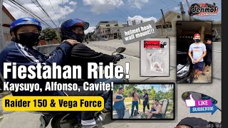 Raider 150 & Vega Force fiesta Ride | Imus to Mendez to Alfonso | Happy Fiesta Kaysuyo Alfonso 2022!