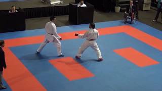 Rafael Aghayev AZE vs Nuno Moreira POR Karate1 Premier League Dutch Open 2015