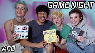 GAME NIGHT with @NOAHFINNCE, @itsvegard, & Elliot | notcorry #ad