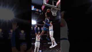 Edwards Dunk On Brunson #nba2k25#shorts#ps5