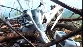 Indian unmanned aerial vehicle UAV drone crashed after intruding into China's airspace 印度无人机在中国坠毁