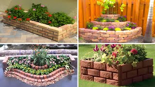 +100 DIY GARDEN DECOR IDEAS USING BRICKS - BRICK GARDEN DECORATION IDEAS 2024 - GARDEN DESIGN IDEAS