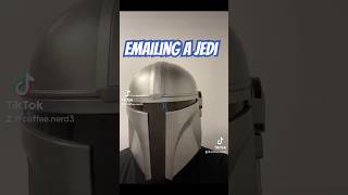 Emailing a Jedi. #starwarfan #disneygalaxysedge #dadjokes #mandalorian #dadjoke #dadjokesforlife