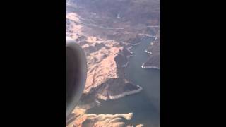 Flying over Lake Mead