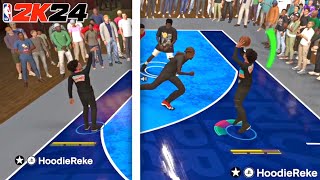 MY SHARPSHOOTING SHOT CREATOR BUILD WENT CRAZY AT THE THEATER… | NBA 2K24