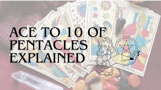 Ace of pentacles 10 of pentacles explained (TAROT CARDS)