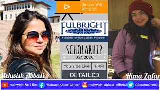 USA FULBRIGHT SCHOLARSHIP | Fully Funded | Study Free in America | Mehwish Abbasi | SOP References