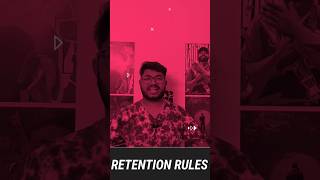 IPL 2025 RETENTION RULES #ipl2025