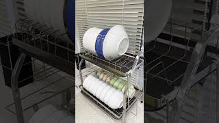 Stainless steel dish rack, neatly organize your kitchen