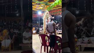 Raktheshwari goddess performance in Bootha Kola 2024