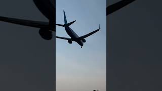 incroyable atterrissage BOEING B737-800