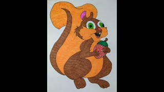 How do you draw a squirrel | Draw Squirrel easy step by step | Cute drawing for kids | Easy Squirrel