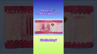 Tanzania 🇹🇿 10,000 Shilling Note | Tanzania Currency Bills || UnitedJoy