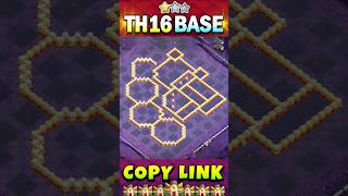 *TH16* NEW WAR+CWL BASE LINK! ANTI ROOT RIDER BEST TH16 BASE LINK! #clashofclans #coc