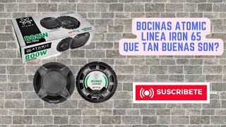 Bocina 6.5 marca Atomic modelo Iron 65