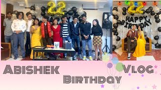 Abishek 22nd Birthday vlog 🎉@AbishekGurung29|| 90s theme party || Jyoti Gurung ❤️