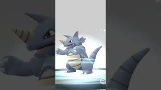 I evolve Rhyhone in Pokémon Go || #pokemongo #battle #Rhyhone #pokego