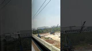 Whoosh - Kereta Cepat Jakarta Bandung melintasi kawasan PT AHM