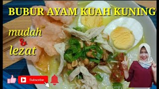 Ada sisa nasi dibuat seperti ini aja enak dan bergizi || resep bubur ayam