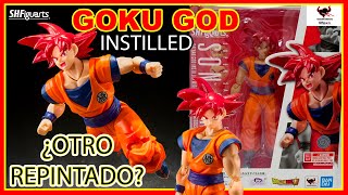 GOKU GOD Instilled 🚩MÁS REPINTADOS Unboxing Español- S.H. Figuarts Dragon Ball SUPER Figura