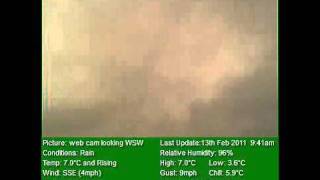 NorthTurtonWeather video file for 13/02/2011